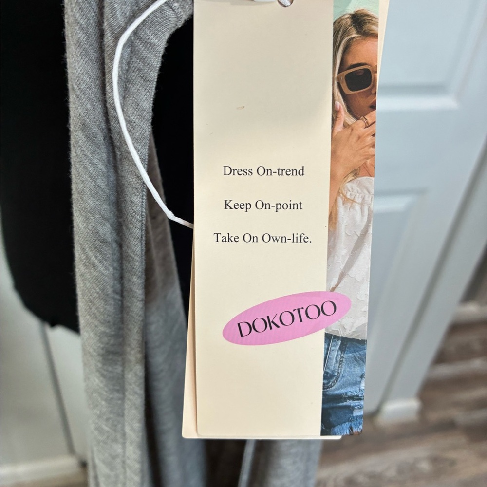 Dokotoo Gray Sleeveless Jumpsuit - Picture 5 of 5